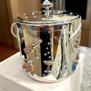 St John designer Ice Bucket vintage